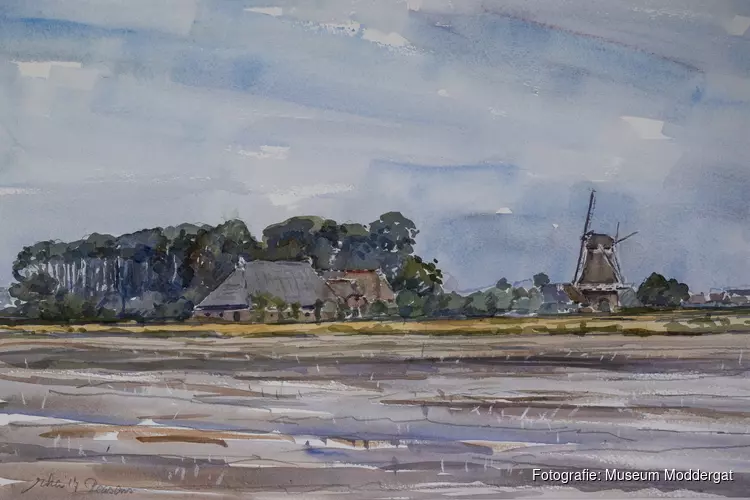 Bûtendyks en binnendyks Schilderijen en aquarellen van Rein Halbersma