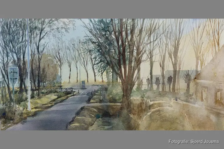 Gratis bezoek aan expo Aquarellen van Sjoerd Jousma in museum ‘t Fiskershúske