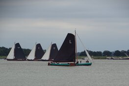 Skûtsje van Leeuwarden wint in Lemmer