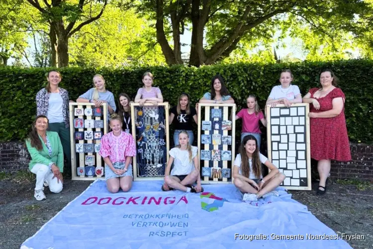Dockinga College bouwt mee aan bijzonder kunstproject ‘Bouwurk’ in Leeuwarden
