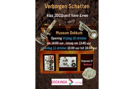 Dockinga-leerlingen uit 2 Quest tonen eigen bodemvondsten in Museum Dokkum