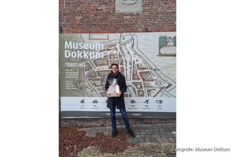 Museum Dokkum verwelkomt 30.000ste bezoeker. Een recordaantal bezoekers voor het Museum en het Toeristisch Informatiepunt in 2025