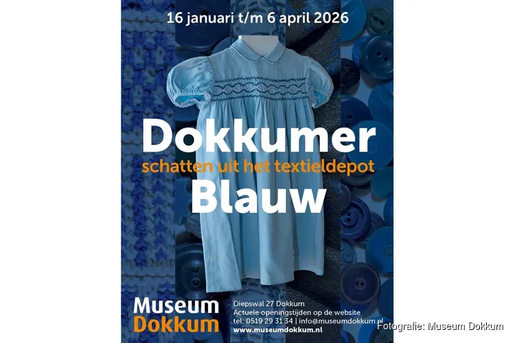 Nieuwe tentoonstelling: Dokkumer Blauw. Schatten uit het textieldepot van Museum Dokkum