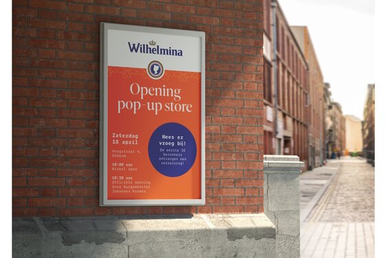 Wilhelmina Pepermunt opent pop-upstore in Dokkum voor Keningsdei