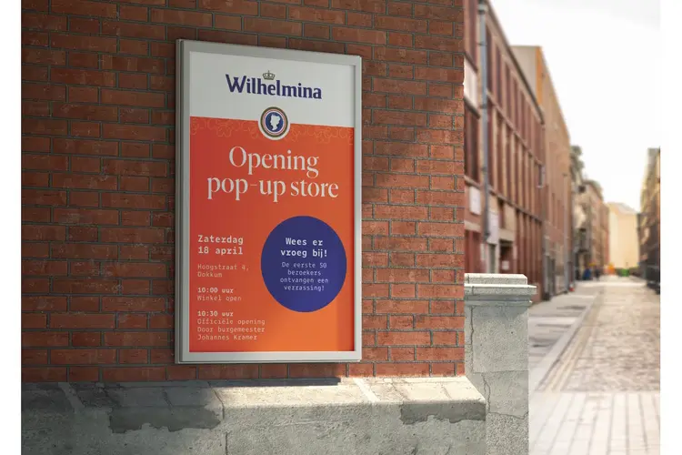 Wilhelmina Pepermunt opent pop-upstore in Dokkum voor Keningsdei