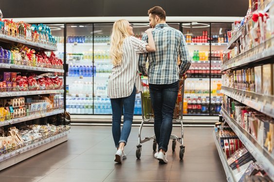 Supermarkten in Dokkum
