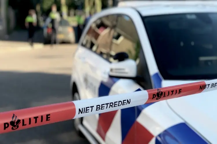 Voertuig belandt in sloot langs weg bij Westergeast